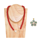 Big Flower Irisée — Collier Jumbo