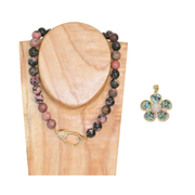 Big Flower Irisée — Collier Jumbo