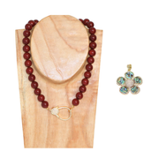 Big Flower Irisée — Collier Jumbo