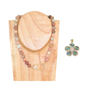 Big Flower Irisée — Collier Jumbo