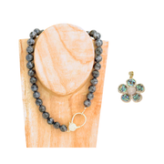 Big Flower Irisée — Collier Jumbo