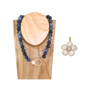 BIG FLOWER NACRÉE  — Collier Big Jumbo