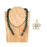 BIG FLOWER NACRÉE  — Collier Big Jumbo