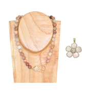 BIG FLOWER NACRÉE  — Collier Big Jumbo