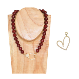 Cœur Perlé — Collier Jumbo