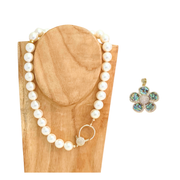 Collier Big Jumbo — Big Flower Irisée - Perles de Culture