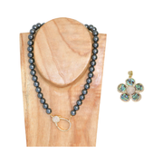 Collier Big Jumbo — Big Flower Irisée - Perles de Culture