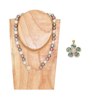 Collier Big Jumbo — Big Flower Irisée - Perles de Culture