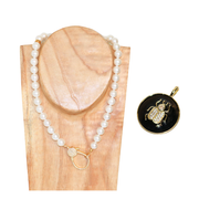 Collier  Jumbo — Scarab Queen- Perles de Culture