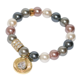 CŒUR DE CRISTAL NACRÉE