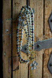 BIG FLOWER NACRÉE  — Collier Big Jumbo