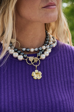 Collier Big Jumbo —   Holy Meda  - Perles de Culture